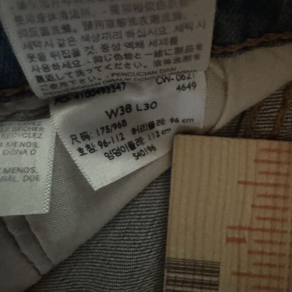 Levi's 514 Flex Men's Straight Stretch Jeans 38X30 Med Wash W38L30 NWT $70 - Picture 6 of 11